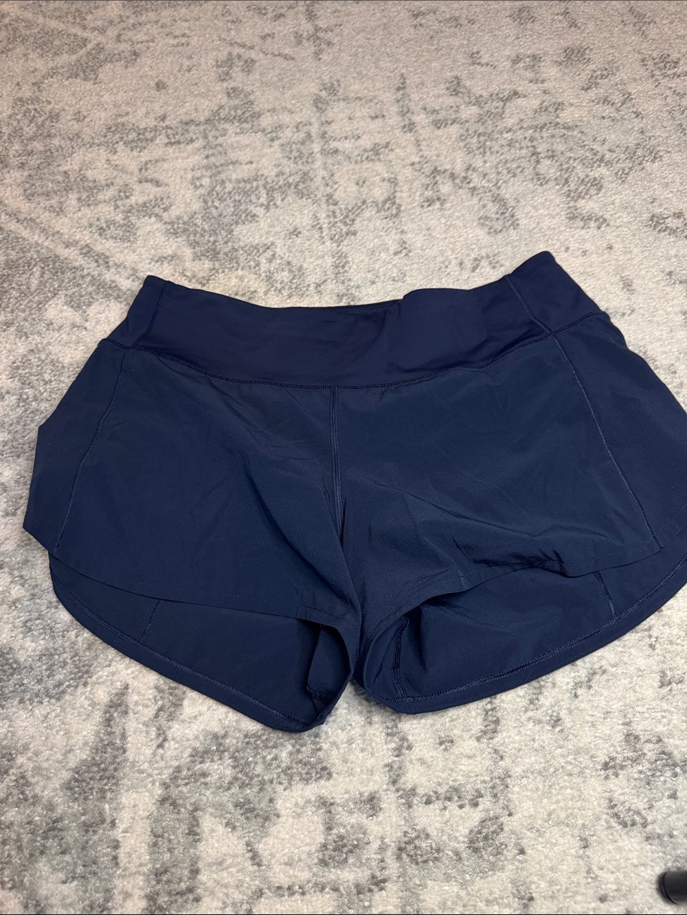 Lululemon Navy Lightweight Run Shorts
